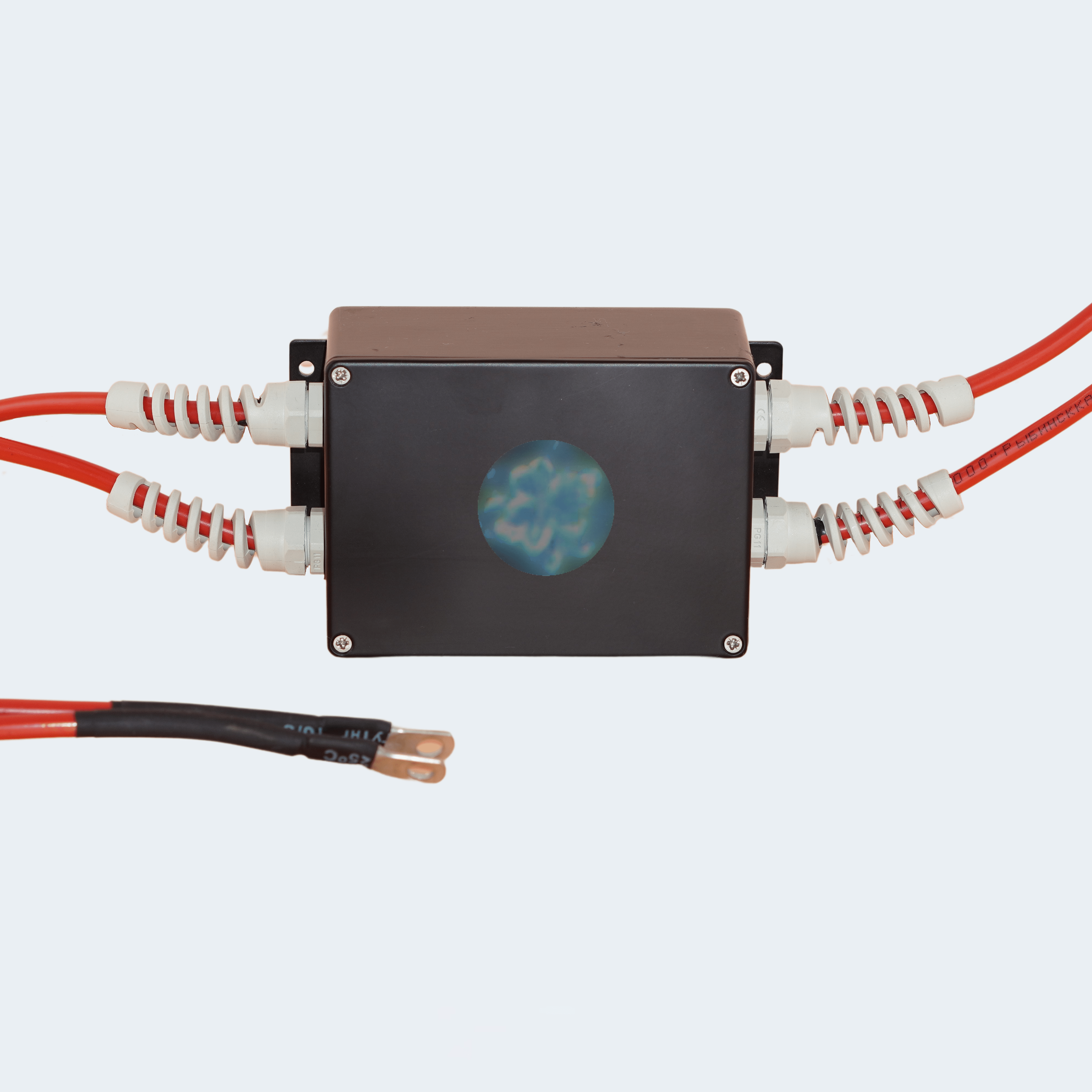 Surge protector with spin polarization to initiate aquacorrection 12kW