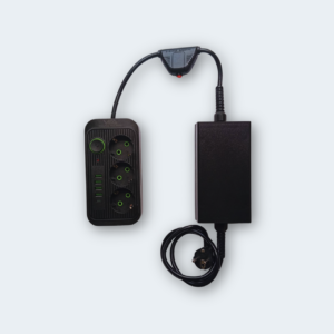 Surge protector with spin polarization to initiate aquacorrection (Triple Socket + USB) 3kW